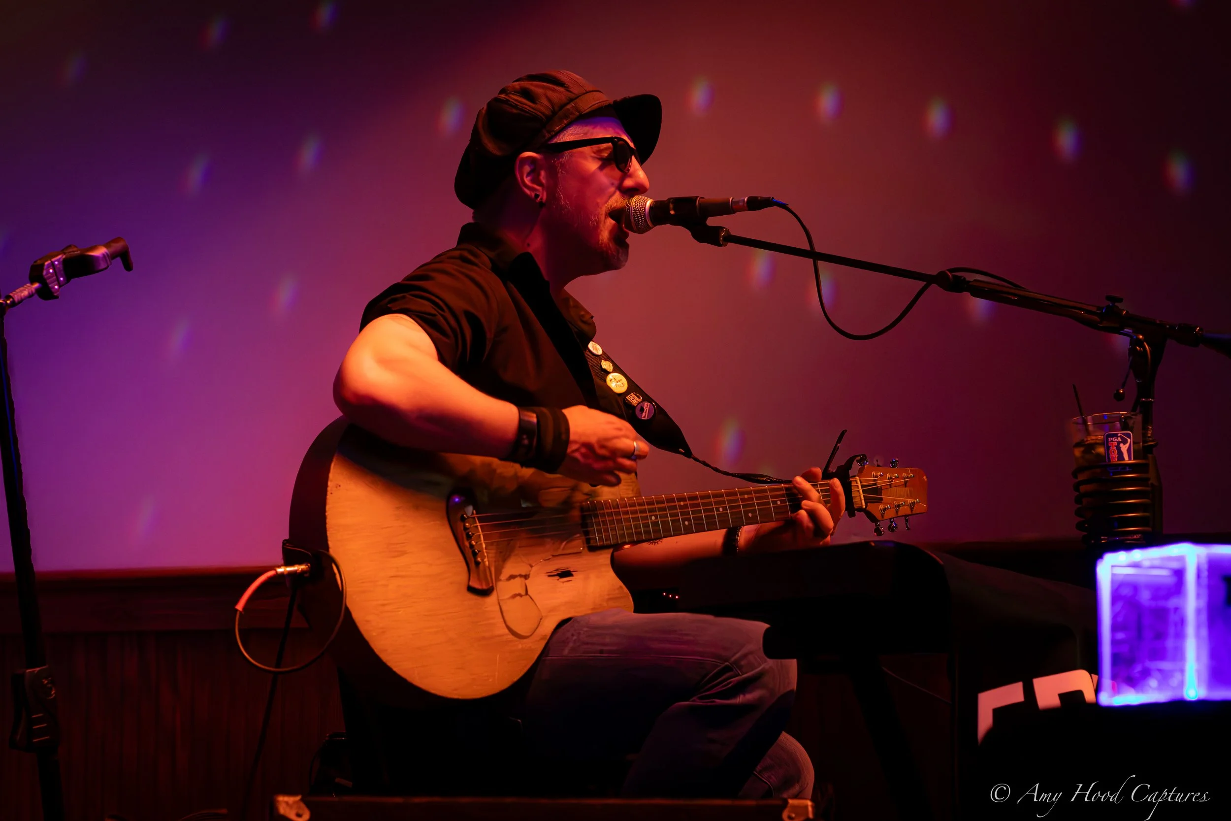 Freddy Long performing live at JoJo’s Restaurant & Tap House in downtown Frederick, Maryland, photographed by Amy Hood Captures