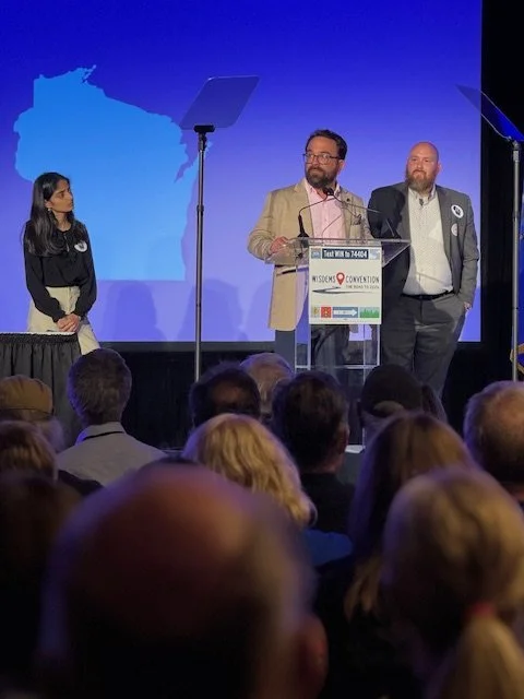 Speaking to Wisconsin Democrats at their annual convention in 2025