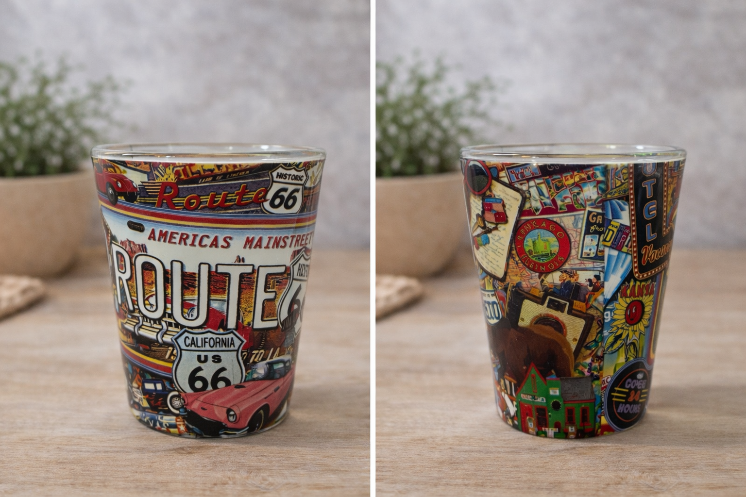 Mother Road Memories Shot Glass