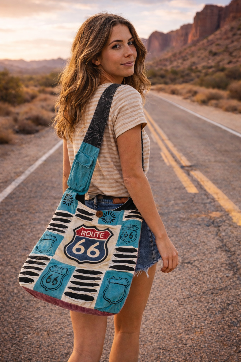 Route 66 Tote Bag