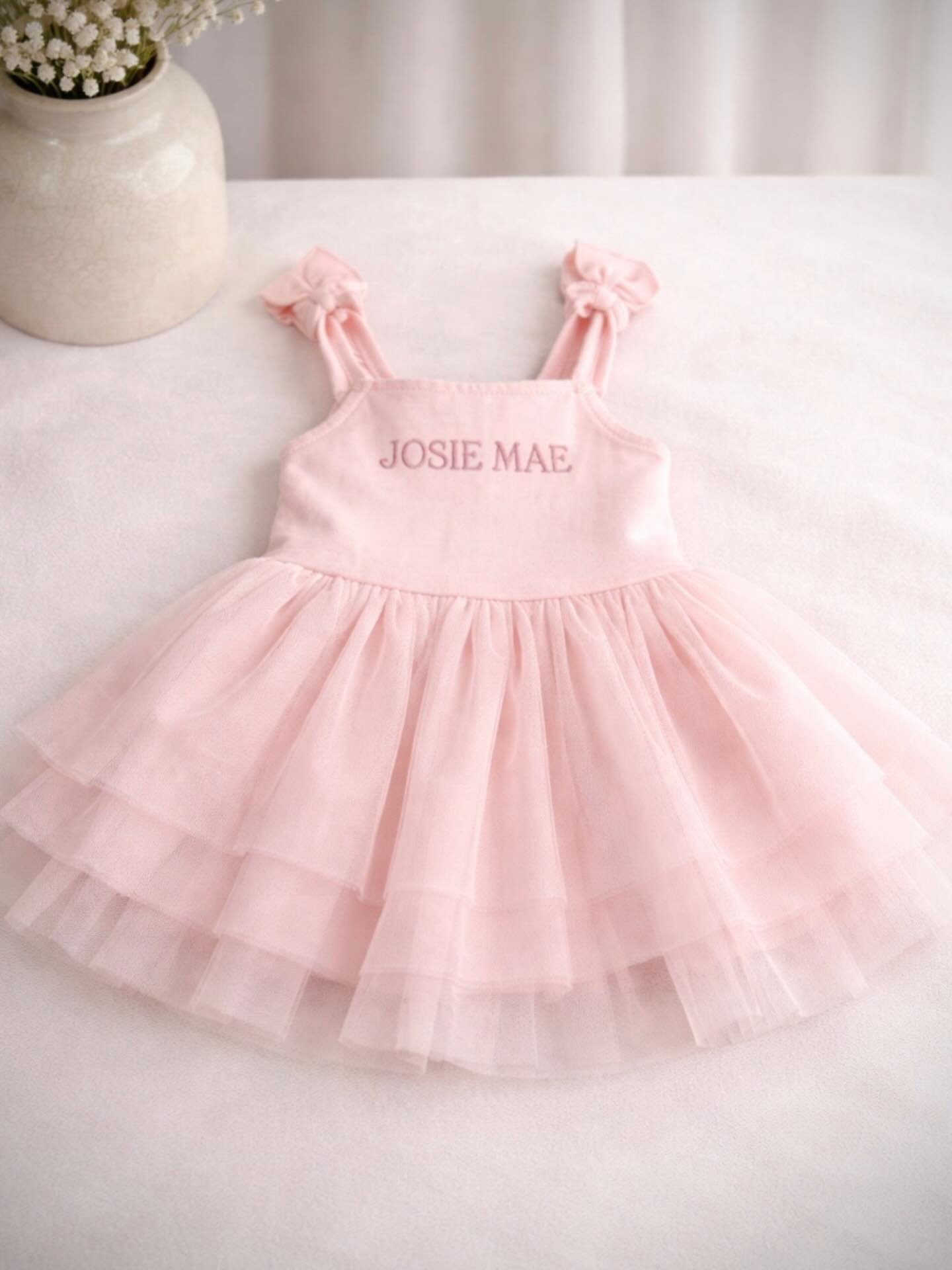 The sweetest little pink dress! 💕
Now available in sizes 0-3 months and 3-6 months!