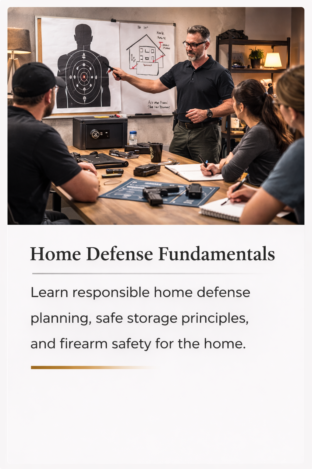 Home defense fundamentals.