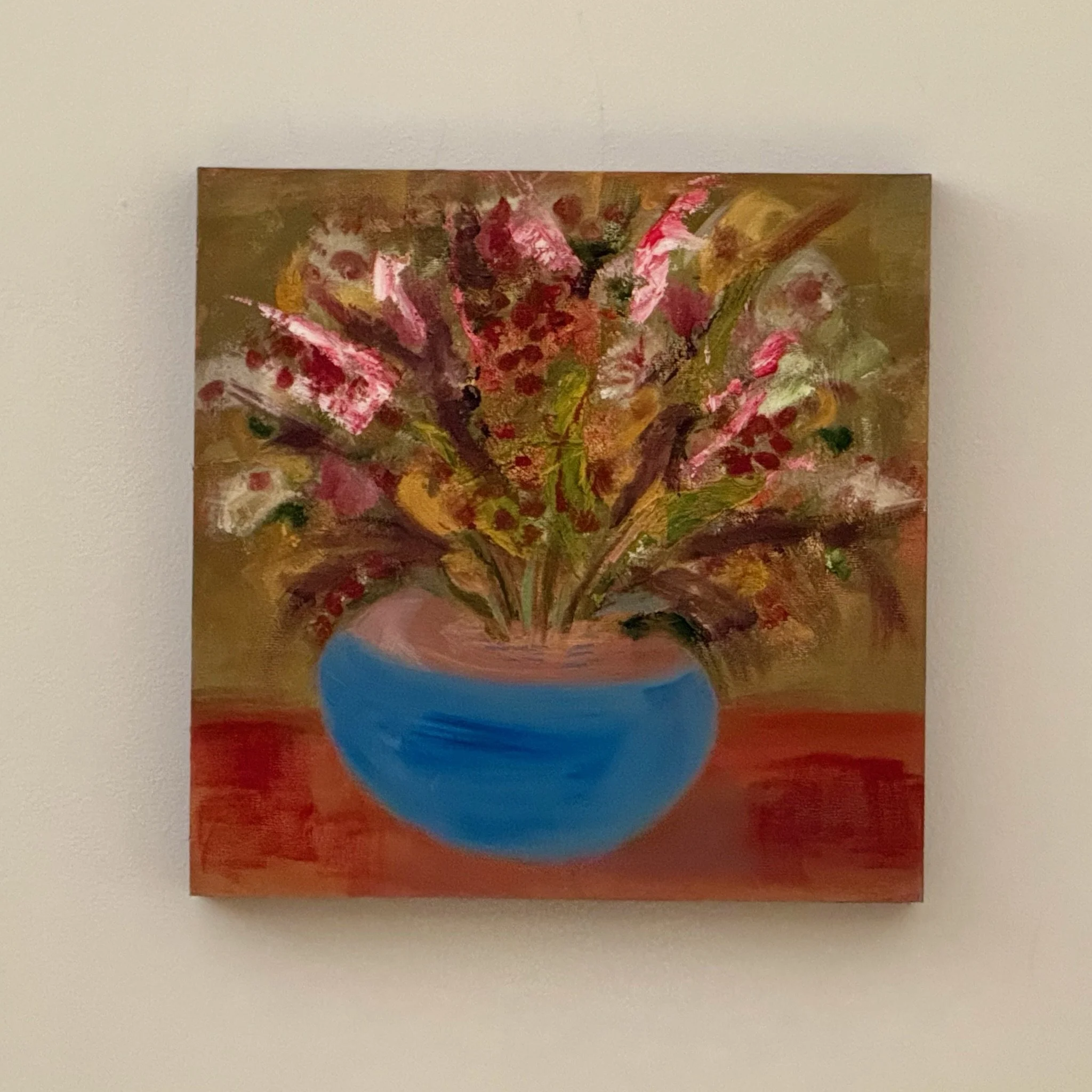 Blue Bowl Bouquet