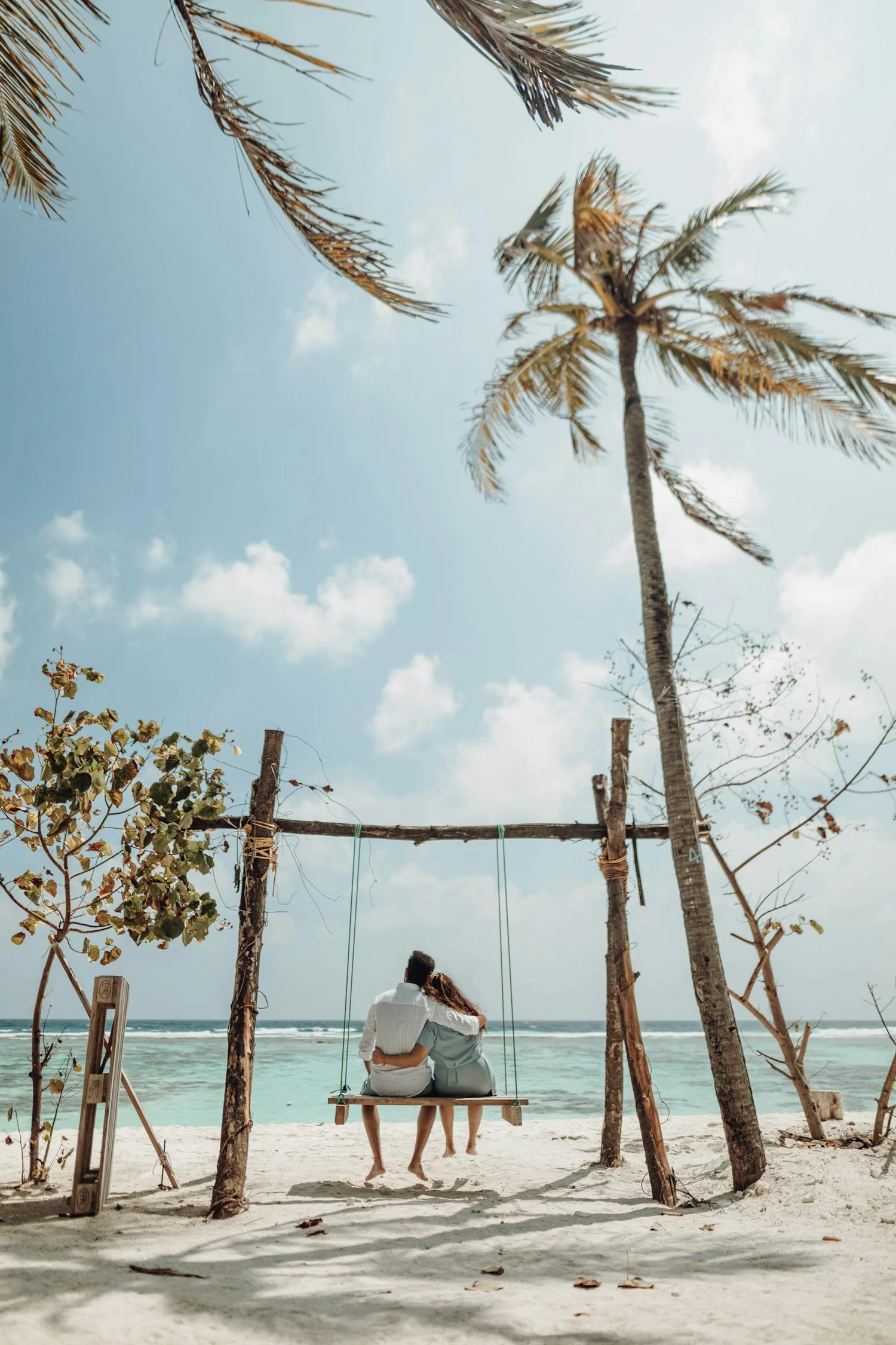 Lush tropical landscape for a relaxed honeymoon