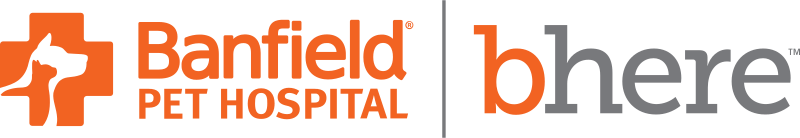 Banfield Pet Hospital logo with the word 'bhere' next to it.