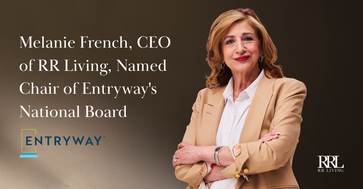 Melanie French, CEO of RR Living, Named Chair of Entryway's National Board