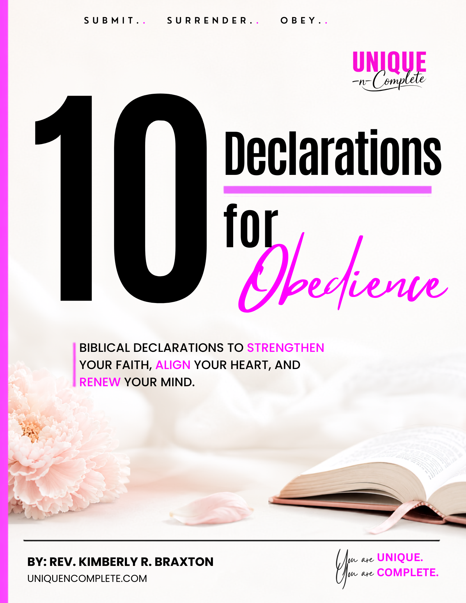 Road to Obedience - 10 Declarations for Obedience