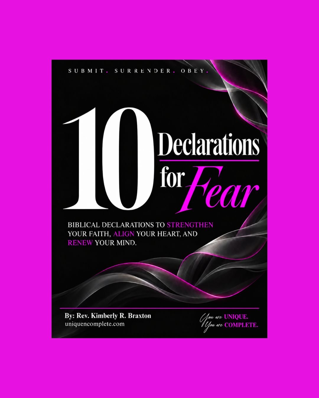 10 Declarations for Fear