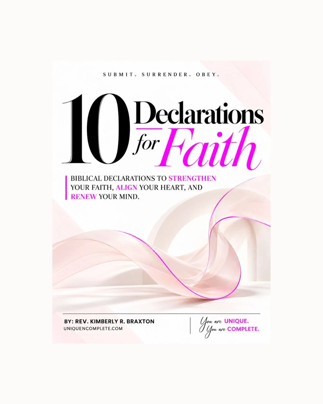 10 Declarations for Faith