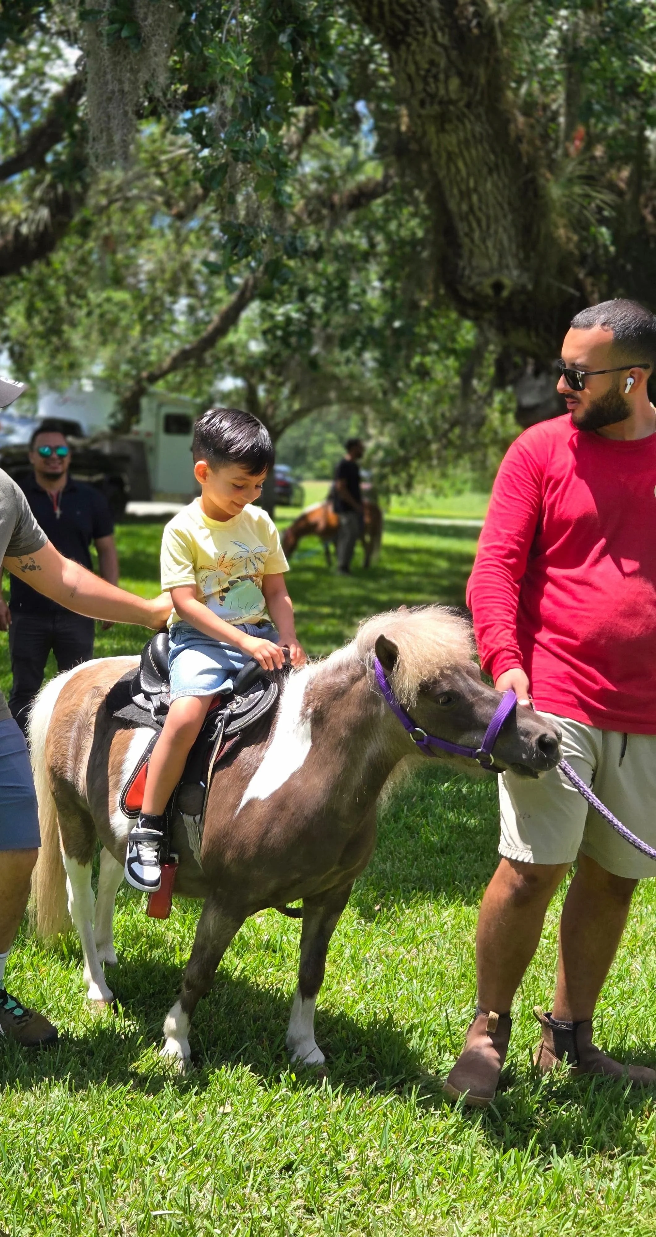 boy on pony ride