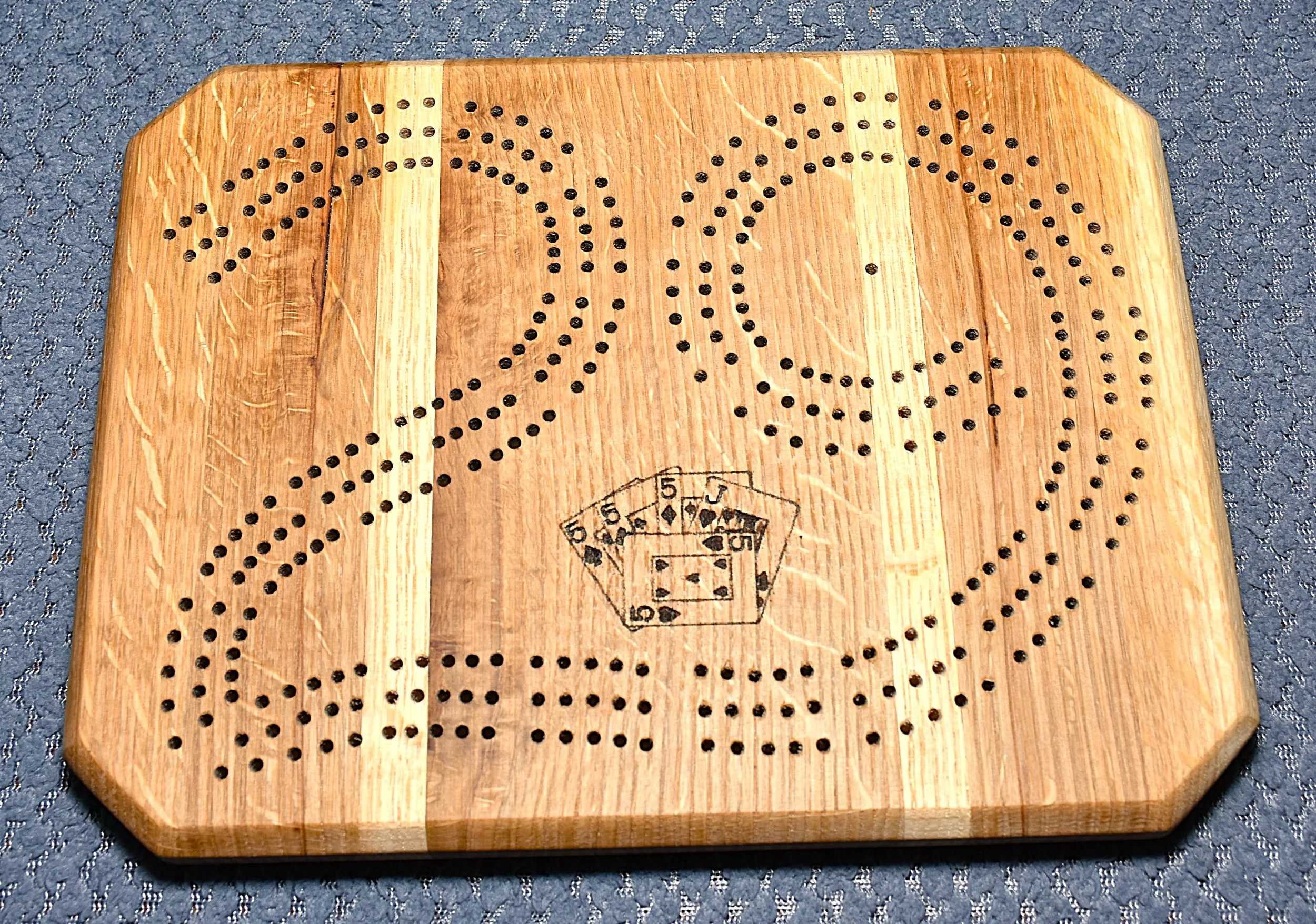 3 Player "29" Cribbage Board