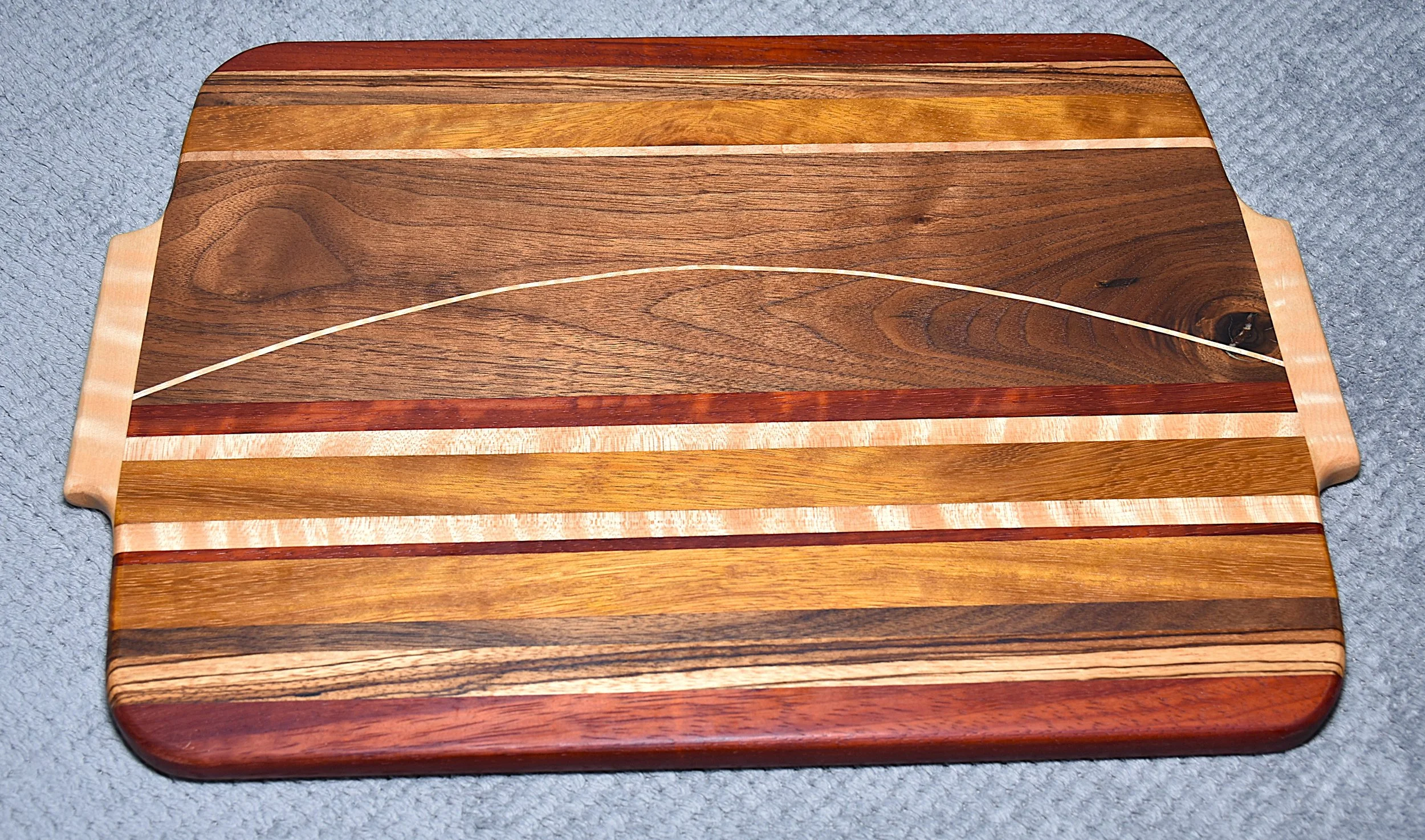 Charcuterie Board w/Curved Inlay