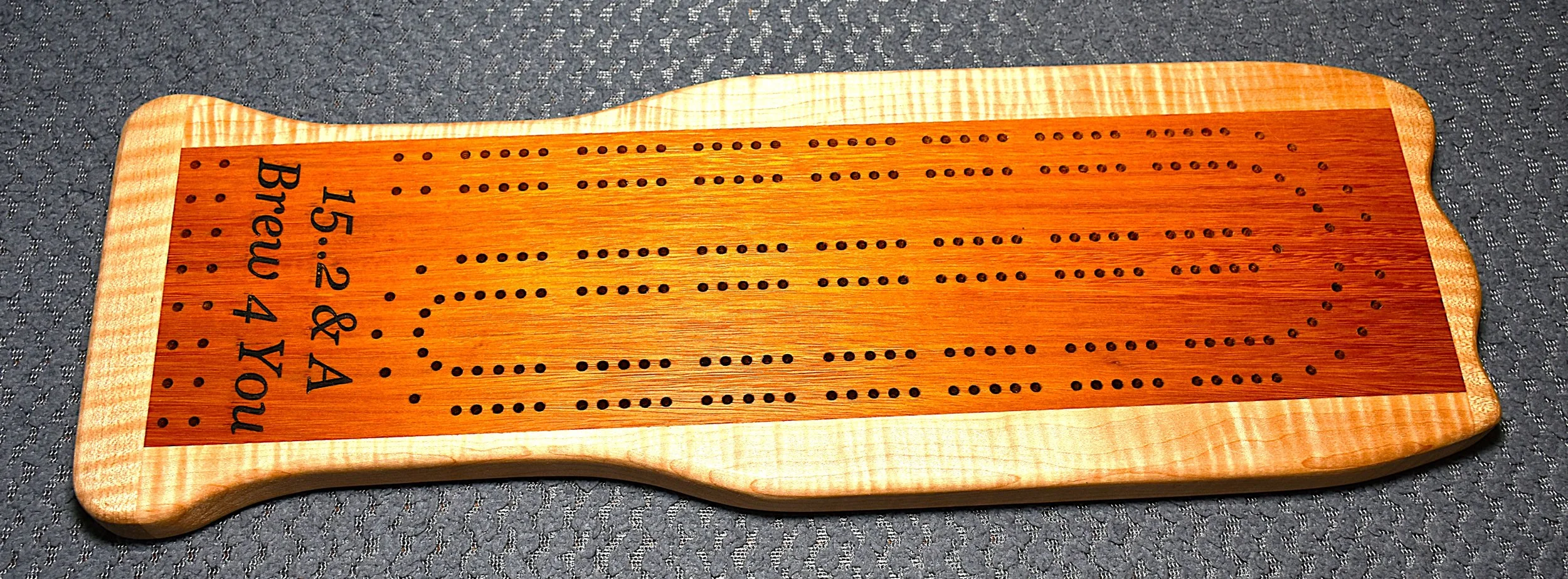 2 Player Cribbage Board w/Game Scoring (Beer Glass)