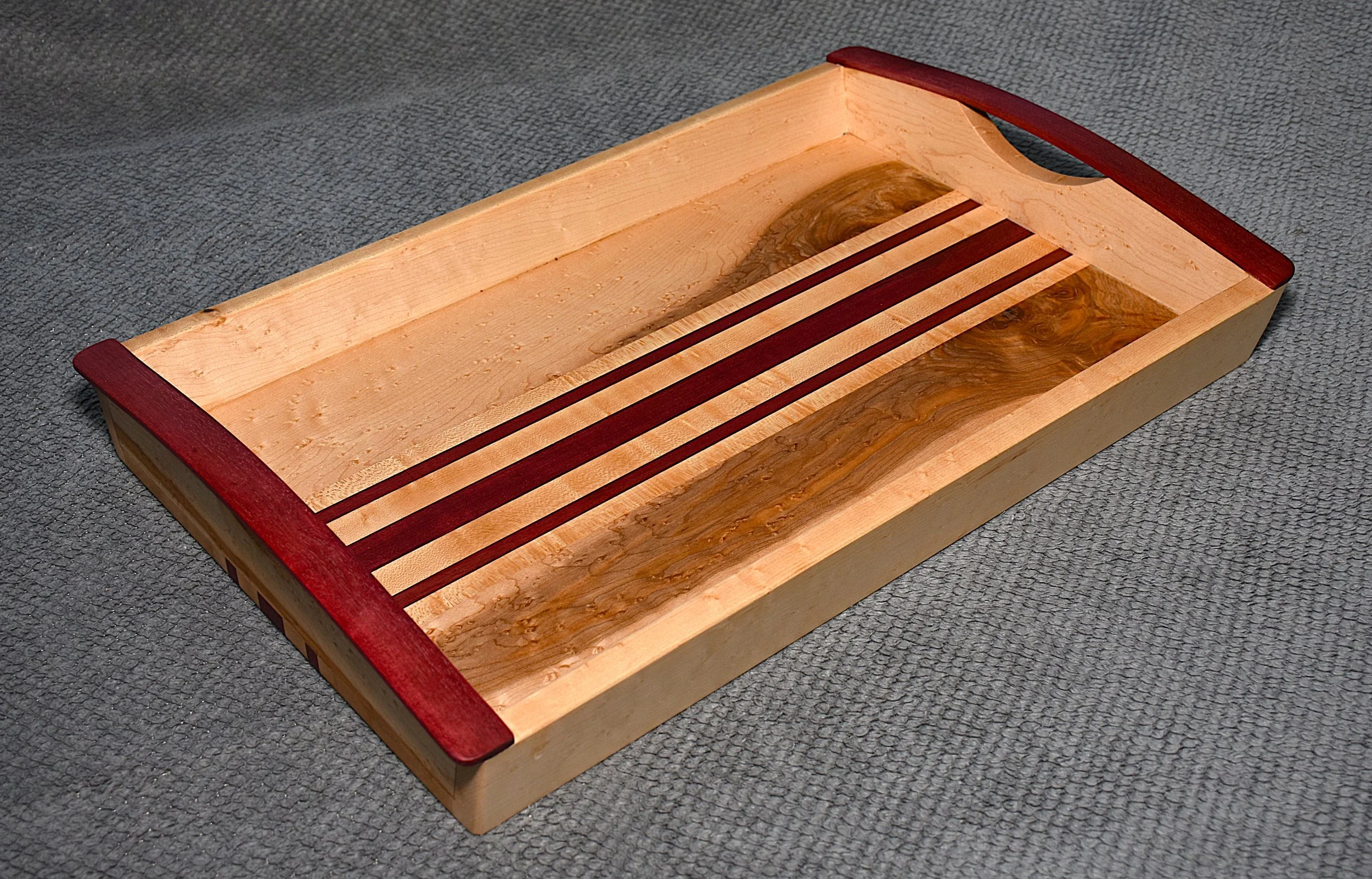 Serving Tray with Curved Handles