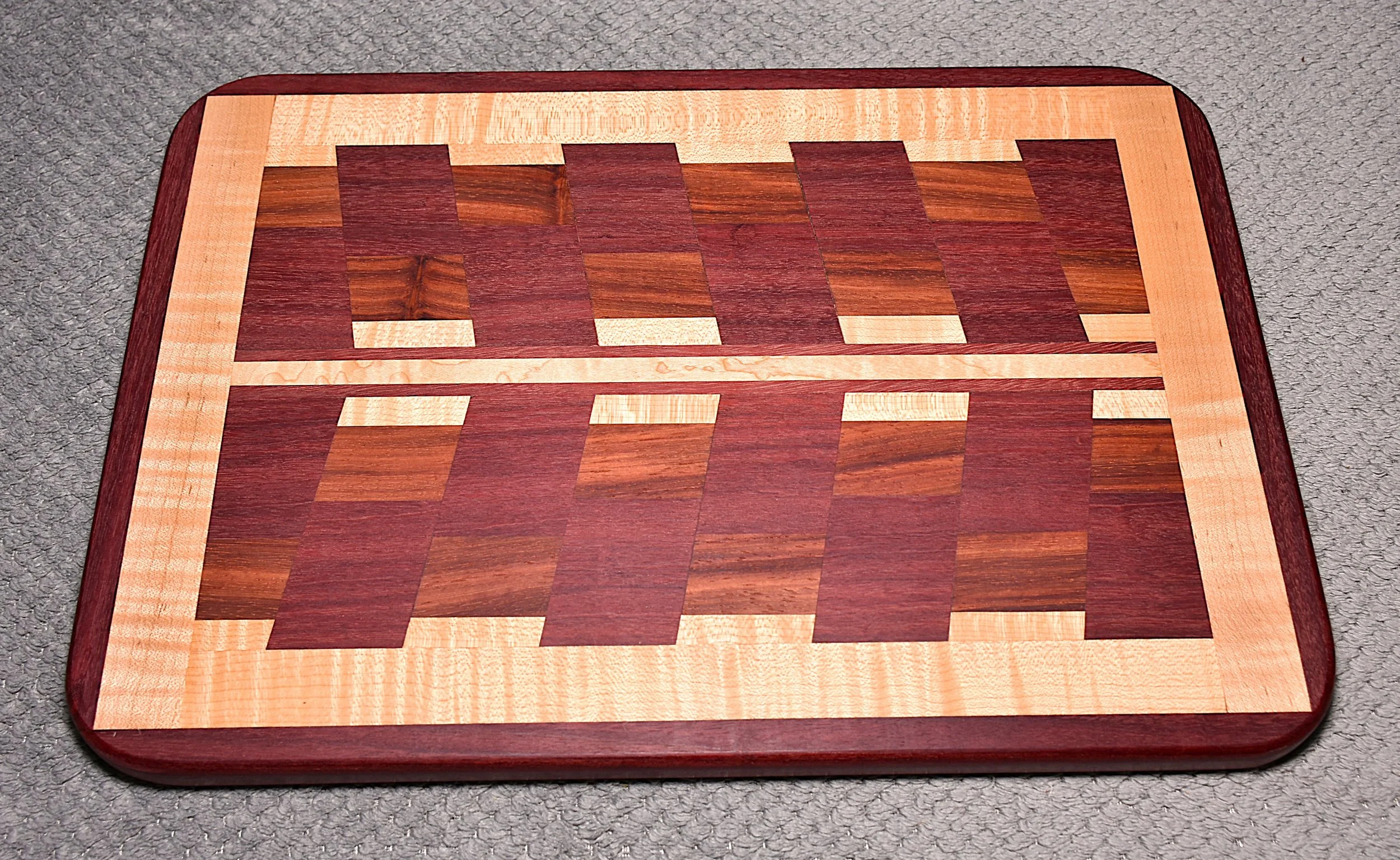 Charcuterie Board w/Chevron Pattern