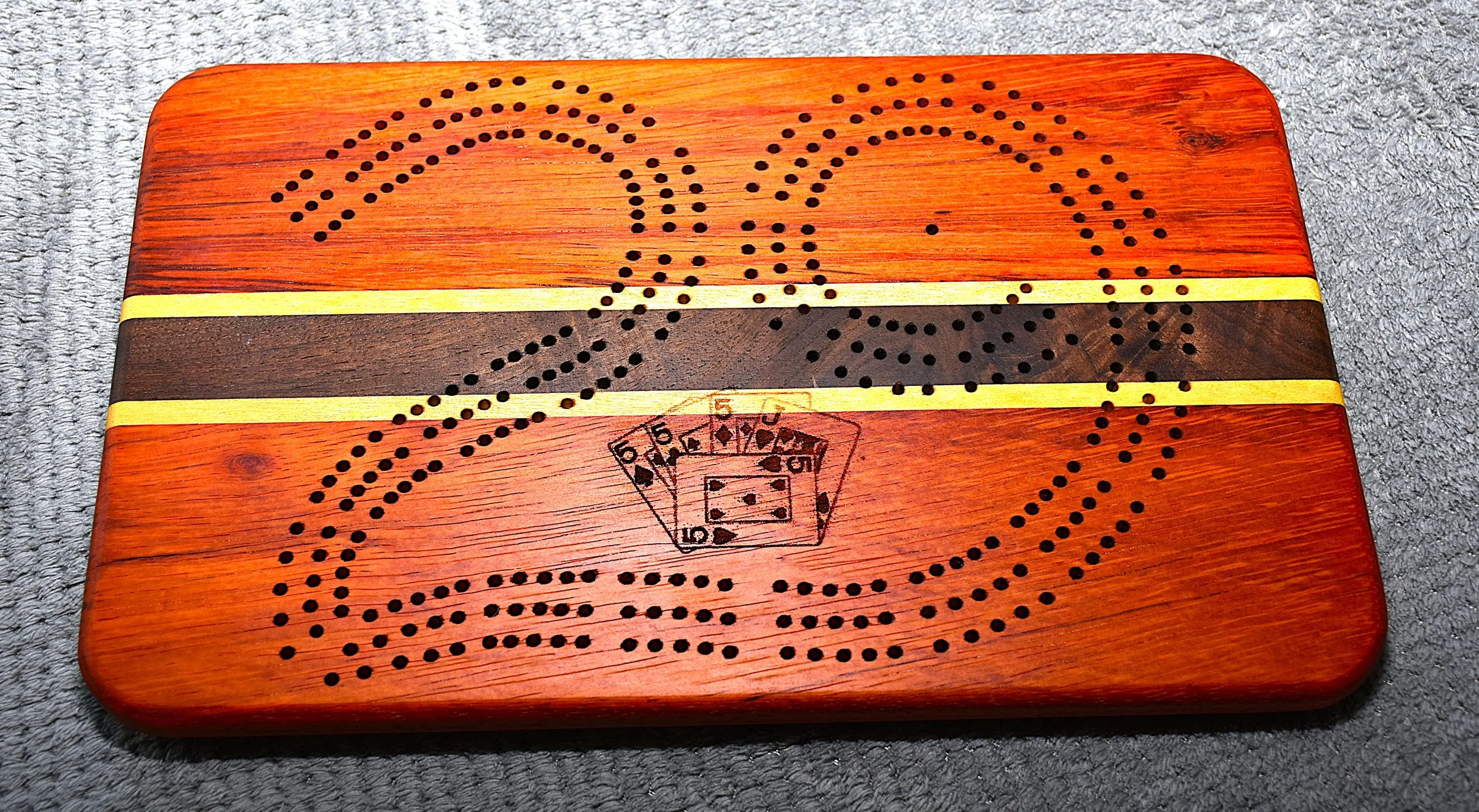 3 Player Cribbage Board