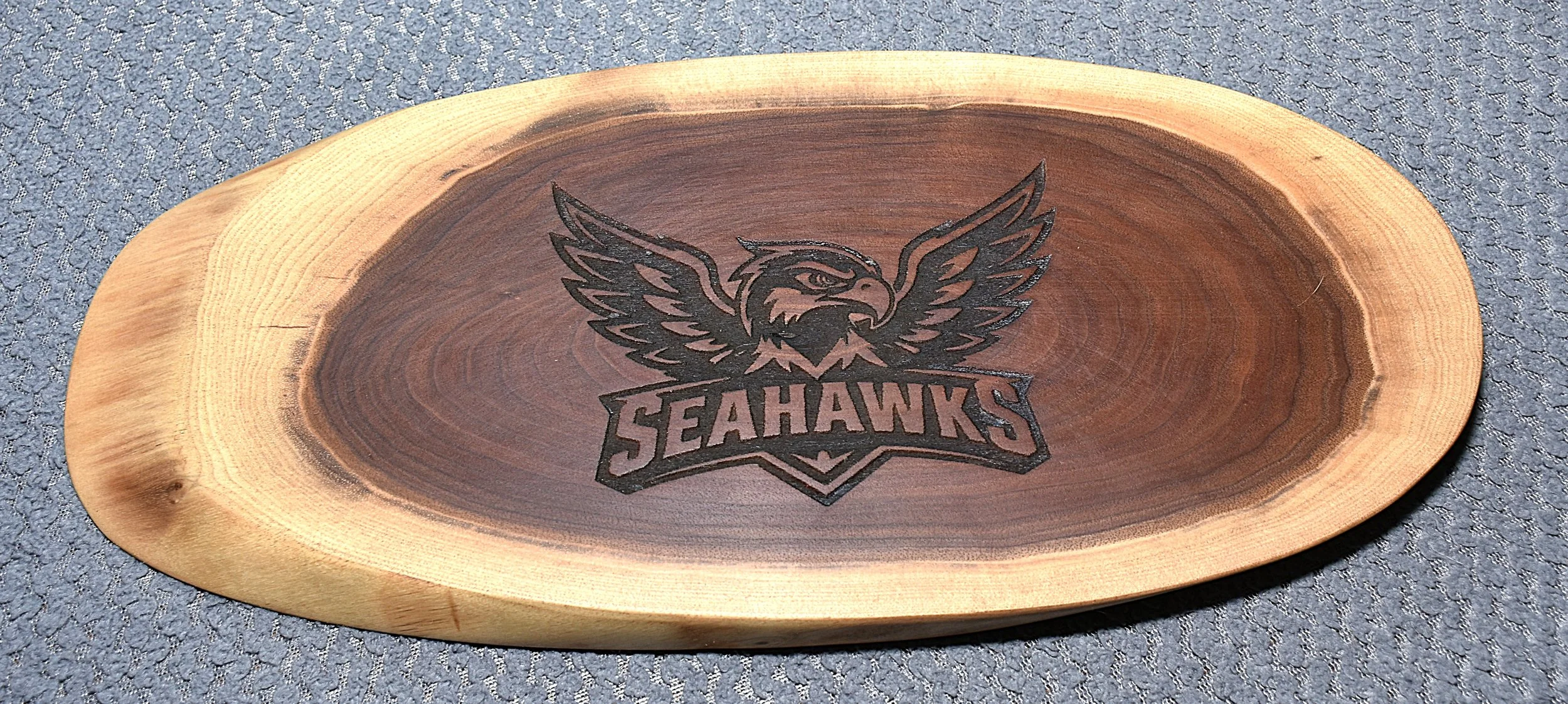 Charcuterie Board (small oval) Seahawk
