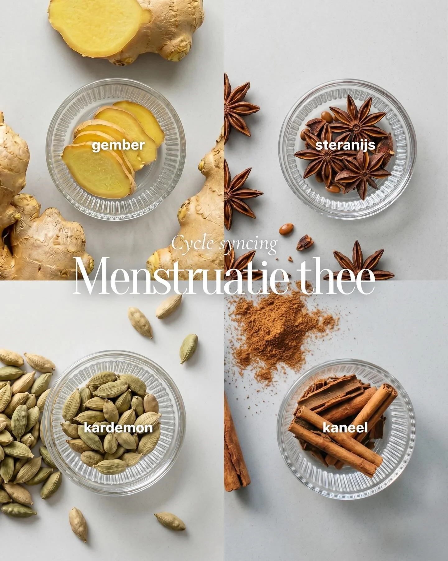 Eerlijk? Ik drink makkelijk 3 tot 4 koppen thee per dag. 
En voor mijn cyclus had ik altijd losse kruiden, gember hier, kaneel daar, steranijs ergens anders. Altijd iets vergeten. Altijd zoeken.
EN TOEN ONTMOETTE IK KIRSTEN @moonflowthee 
Direct een 