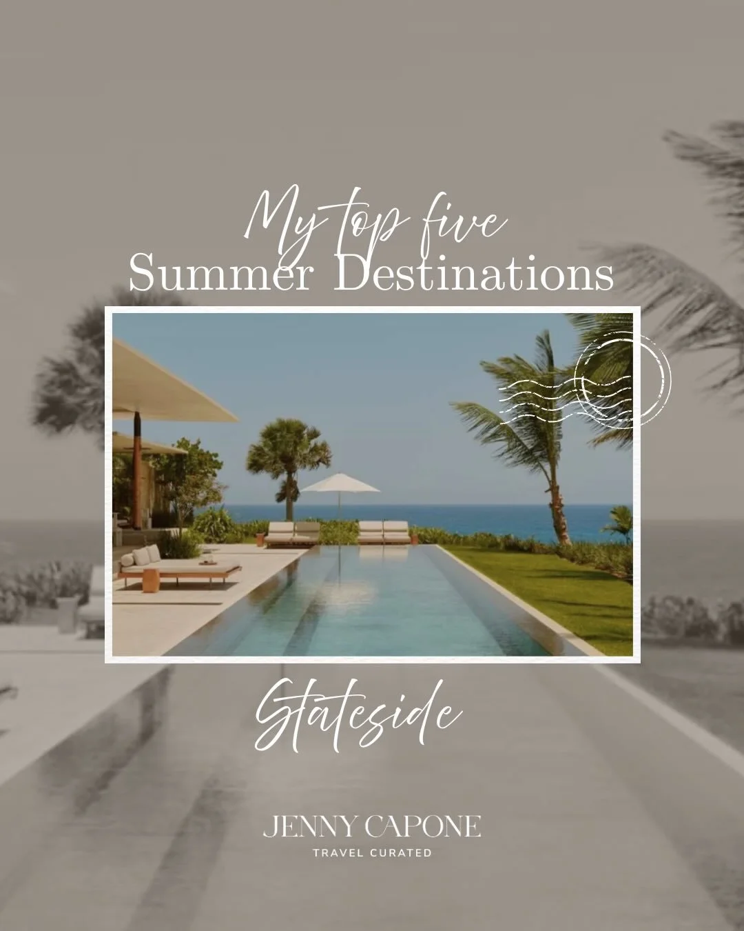 It is officially countdown-to-summer season! ☀️ 
As a travel advisor, I spend all year planning dream trips, but these five stateside spots always hold a special place in my heart for a summer getaway:

⚓ Martha&rsquo;s Vineyard, MA: There is nothing