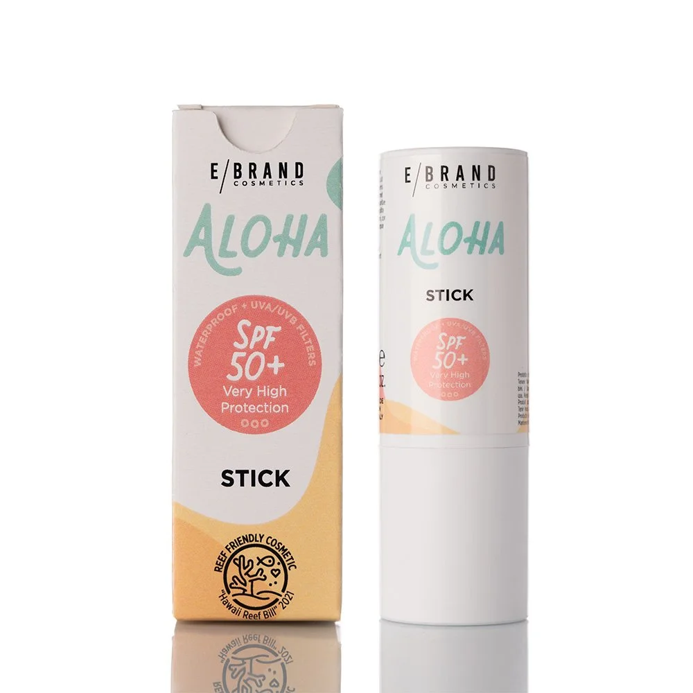 Stick Solare SPF 50+ Zone Delicate Aloha, Ebrand Cosmetics, 12 ml