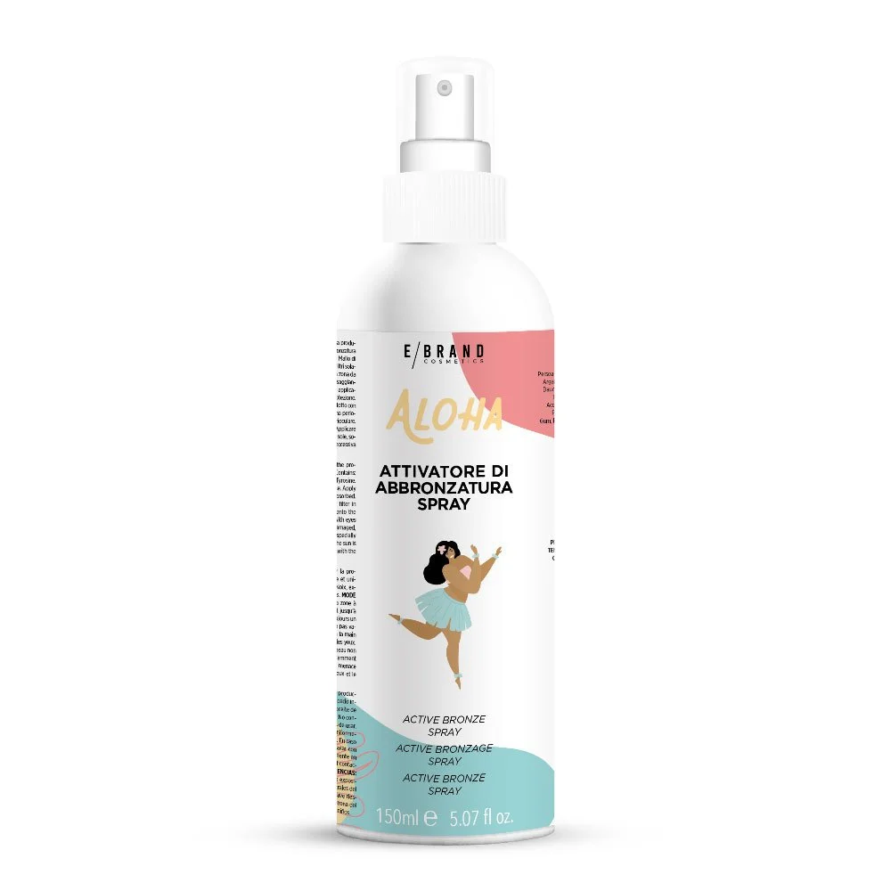 Attivatore di Abbronzatura Spray Aloha, Ebrand Cosmetics, 150 ml