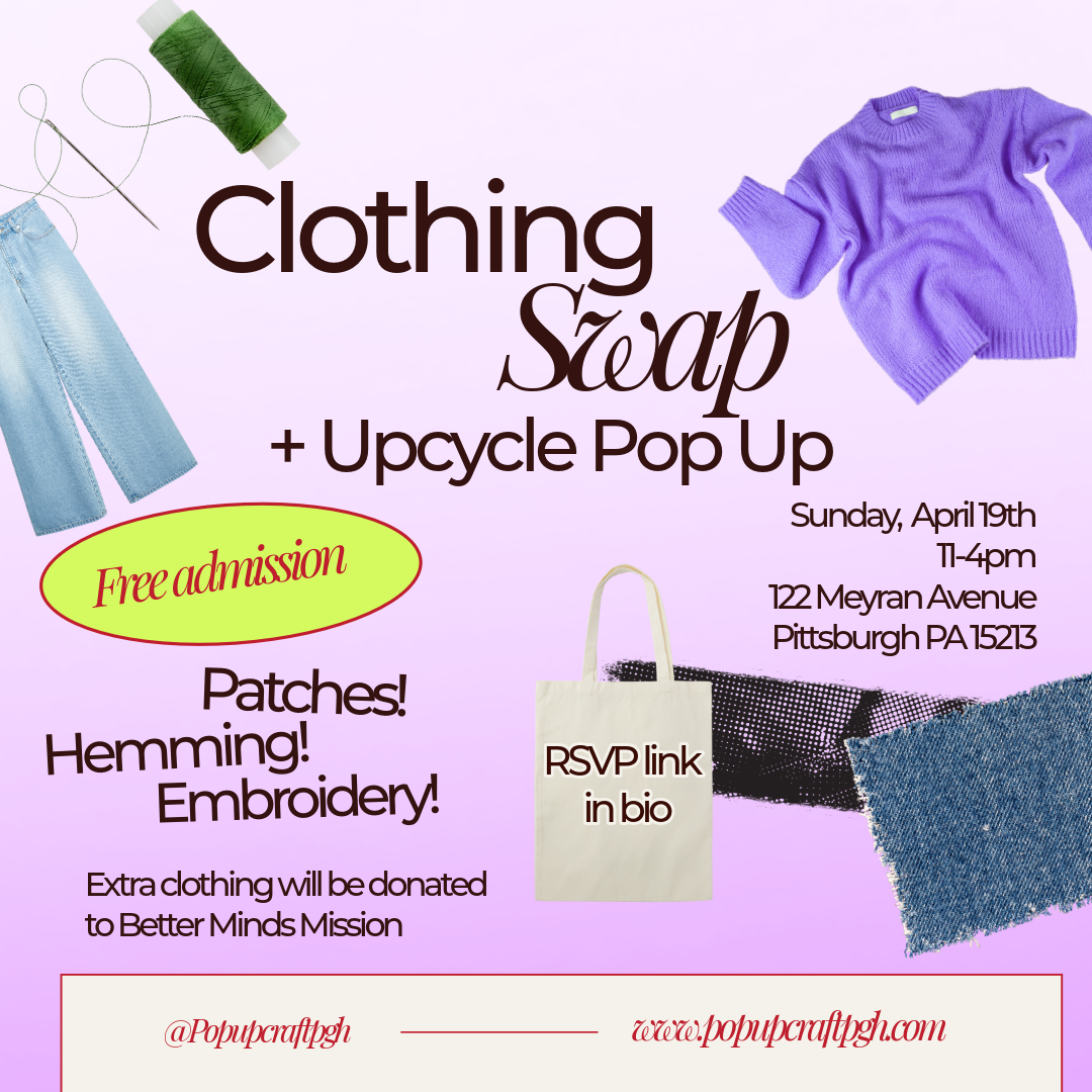 CLOTHING SWAP + UPCYCLE POP UP
