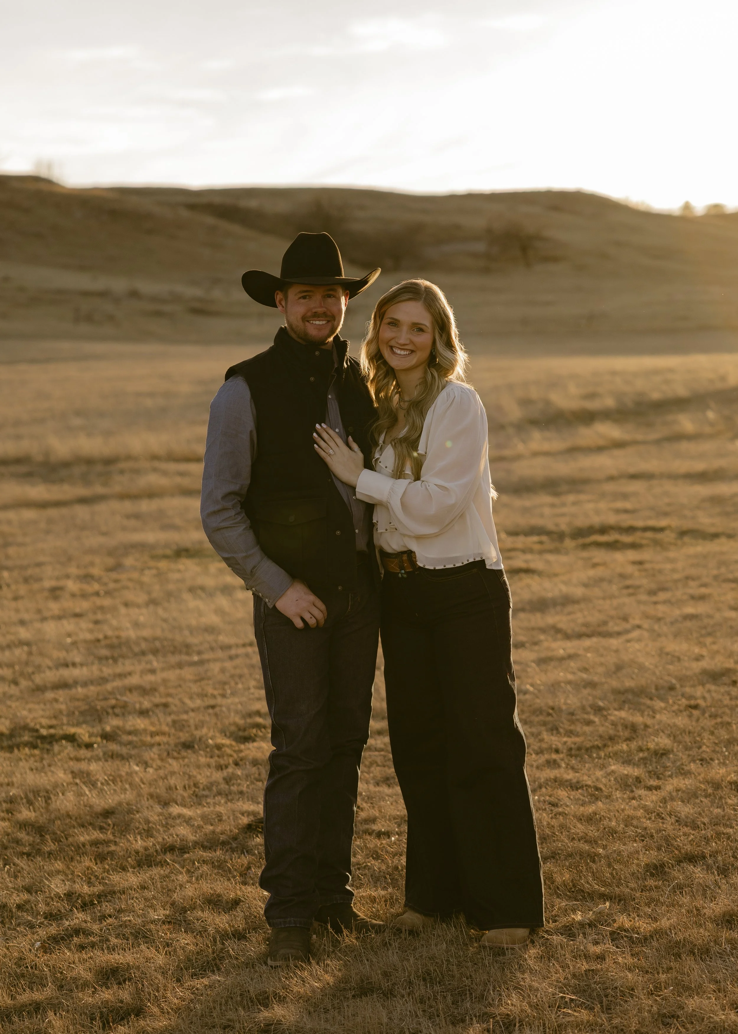 Bride and groom portrait in the Black Hills South Dakota