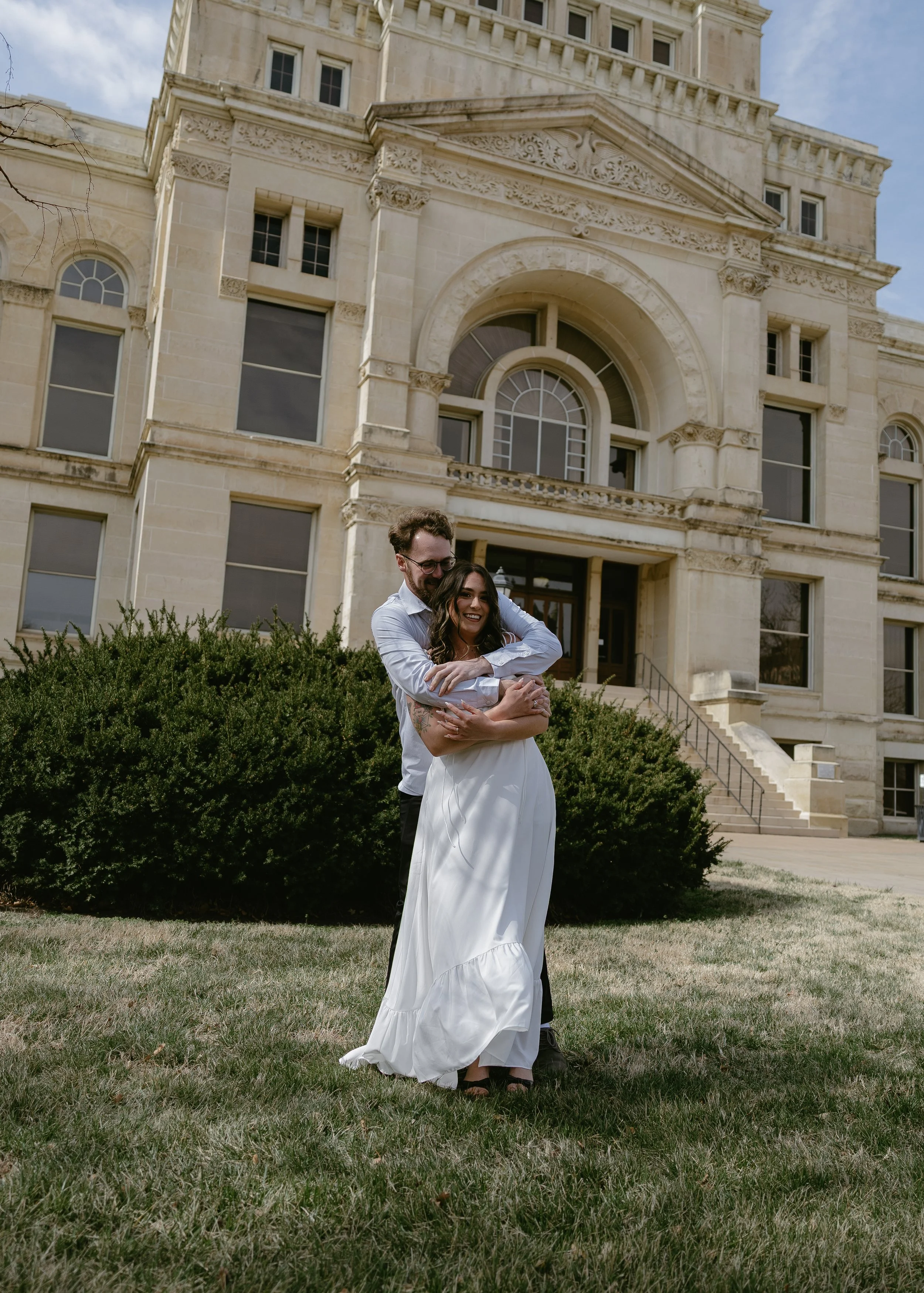 Natural couples portrait by South Dakota couples photographer