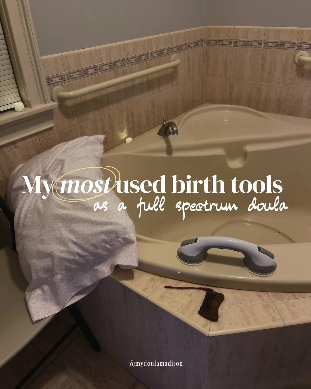 You don&rsquo;t hire a doula based on what&rsquo;s in her birth bag, you hire the doula you can see yourself leaning on when labor gets hard. 

Link in bio for those seeking birth support 💛