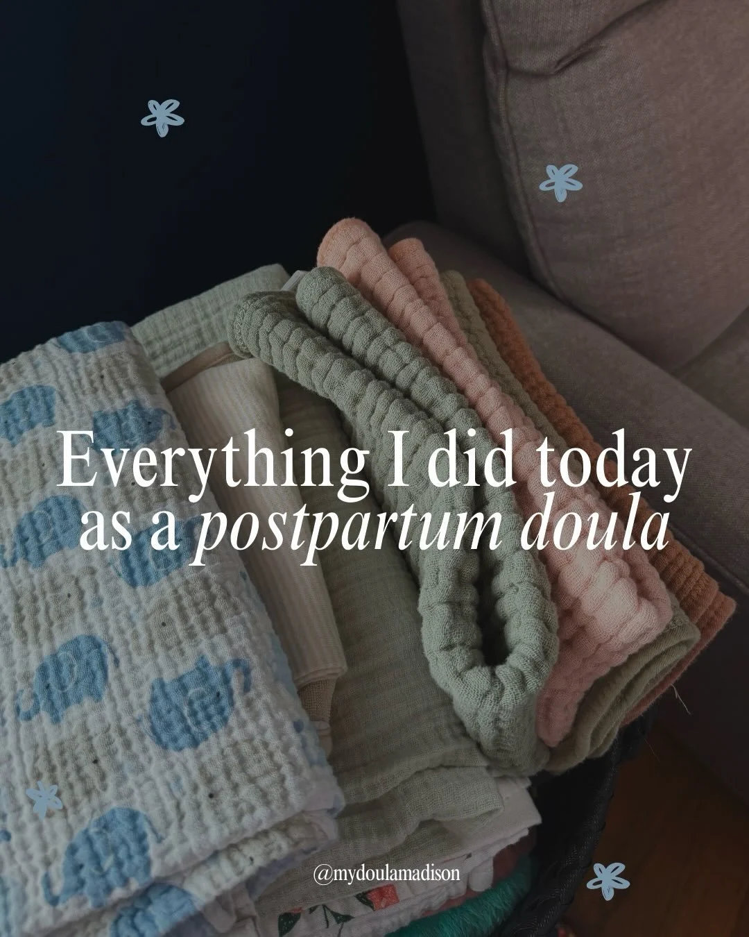 Tasks that may seem small but mean a whole lot to tired parents of a newborn 💛

If you&rsquo;re looking for support like this, schedule a connection session with me using the link in my bio.