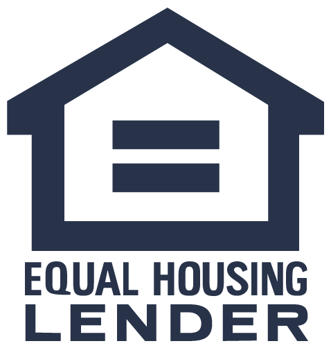 Logo of the Equal Housing Lender with a house outline and equal sign inside.