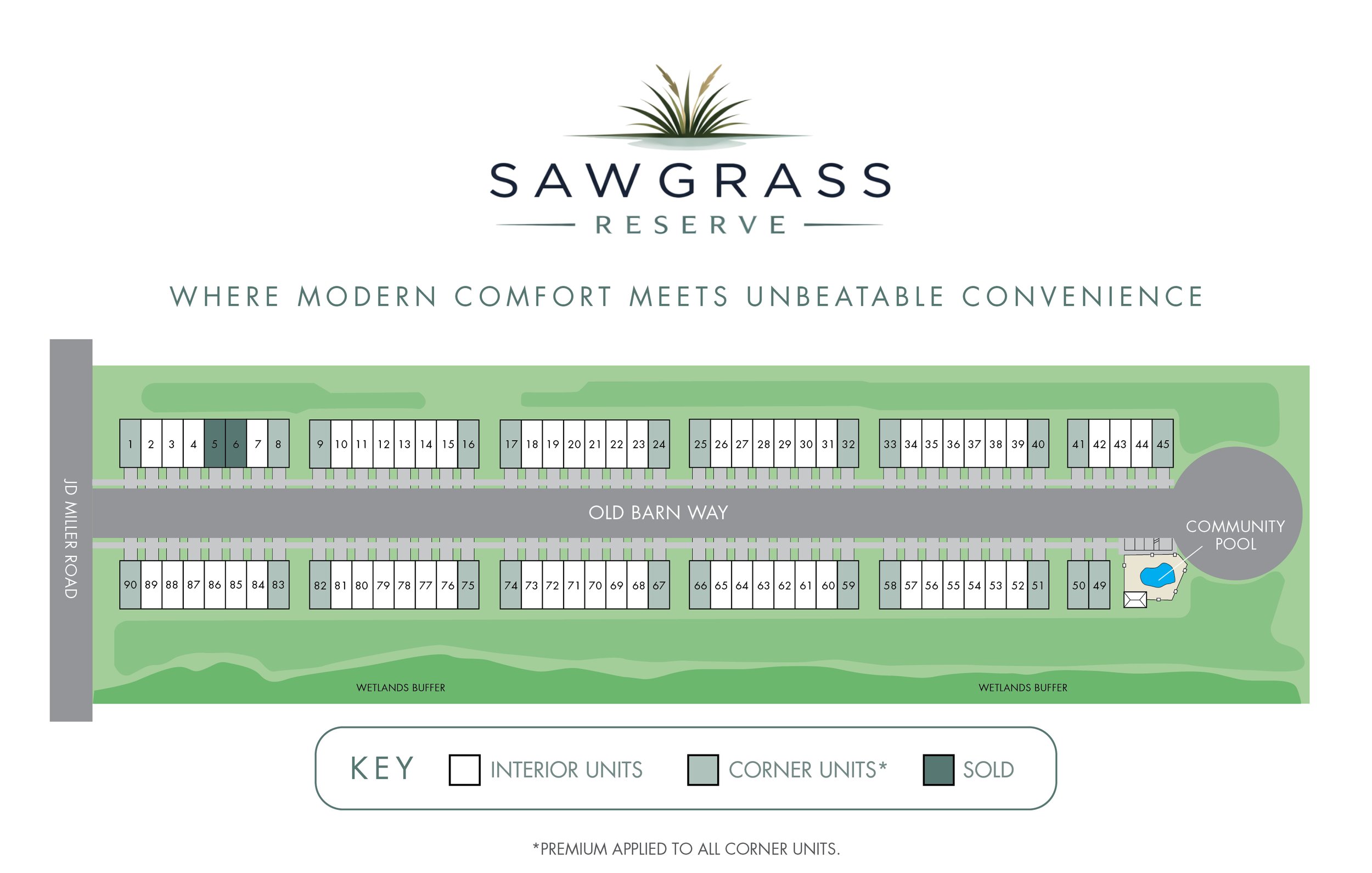 Sawgrass Reserve site plan updated July 2026