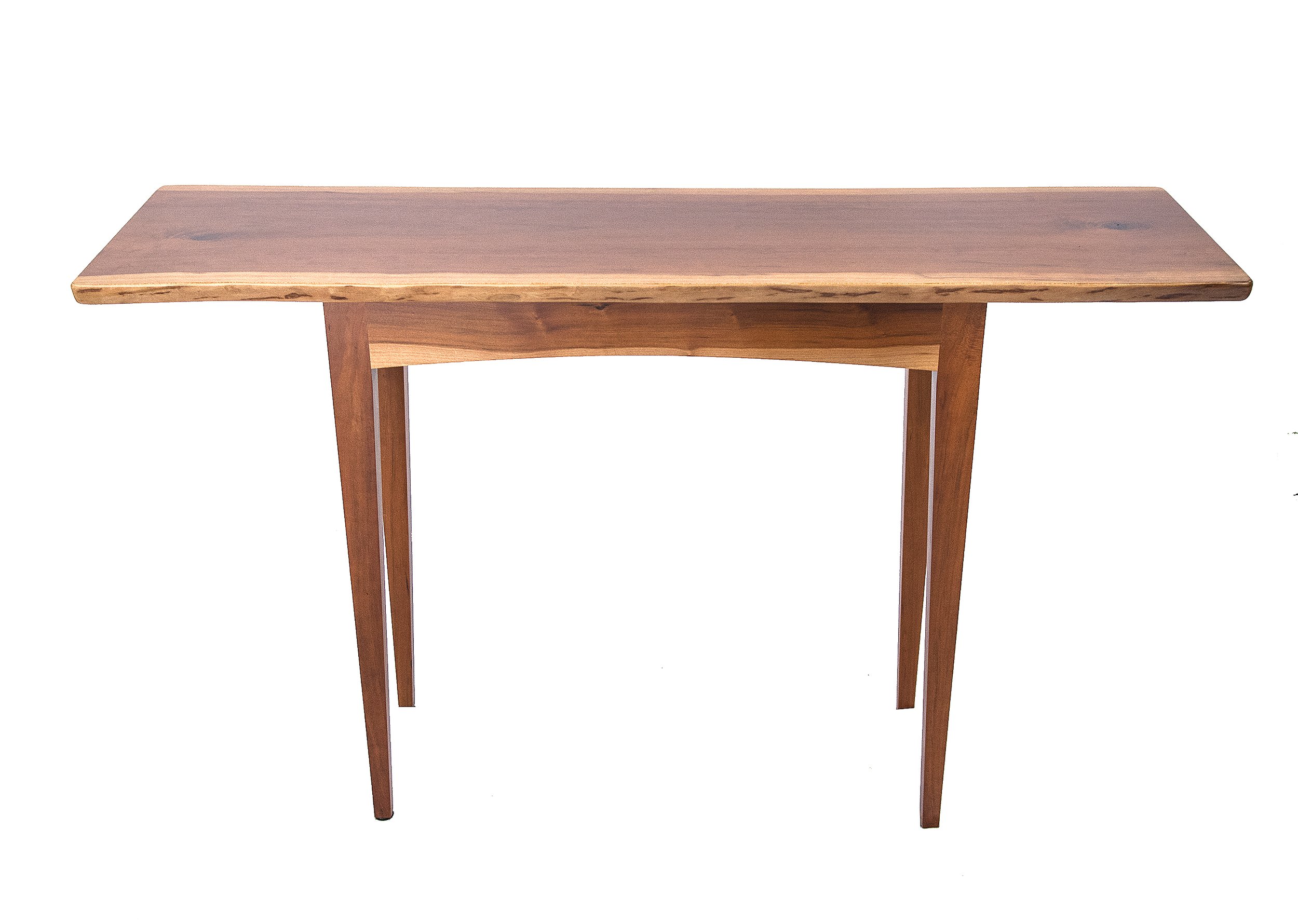 Live Edge Cherry Console Table