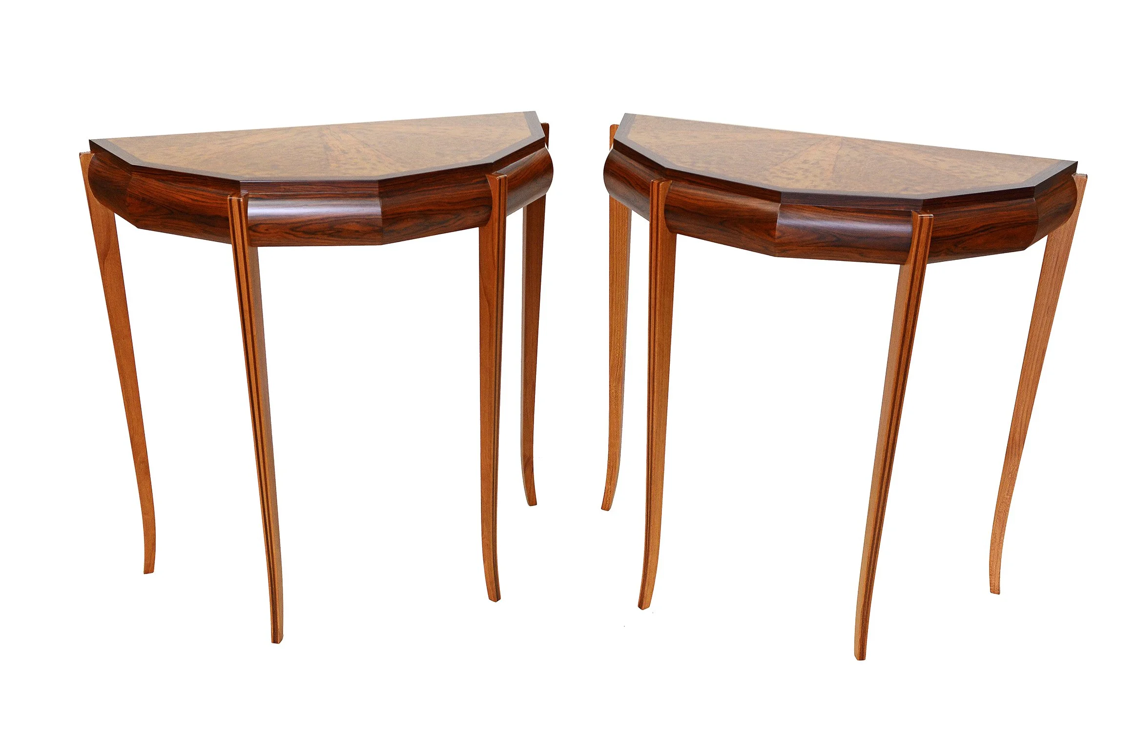 Pair of Demilune Tables
