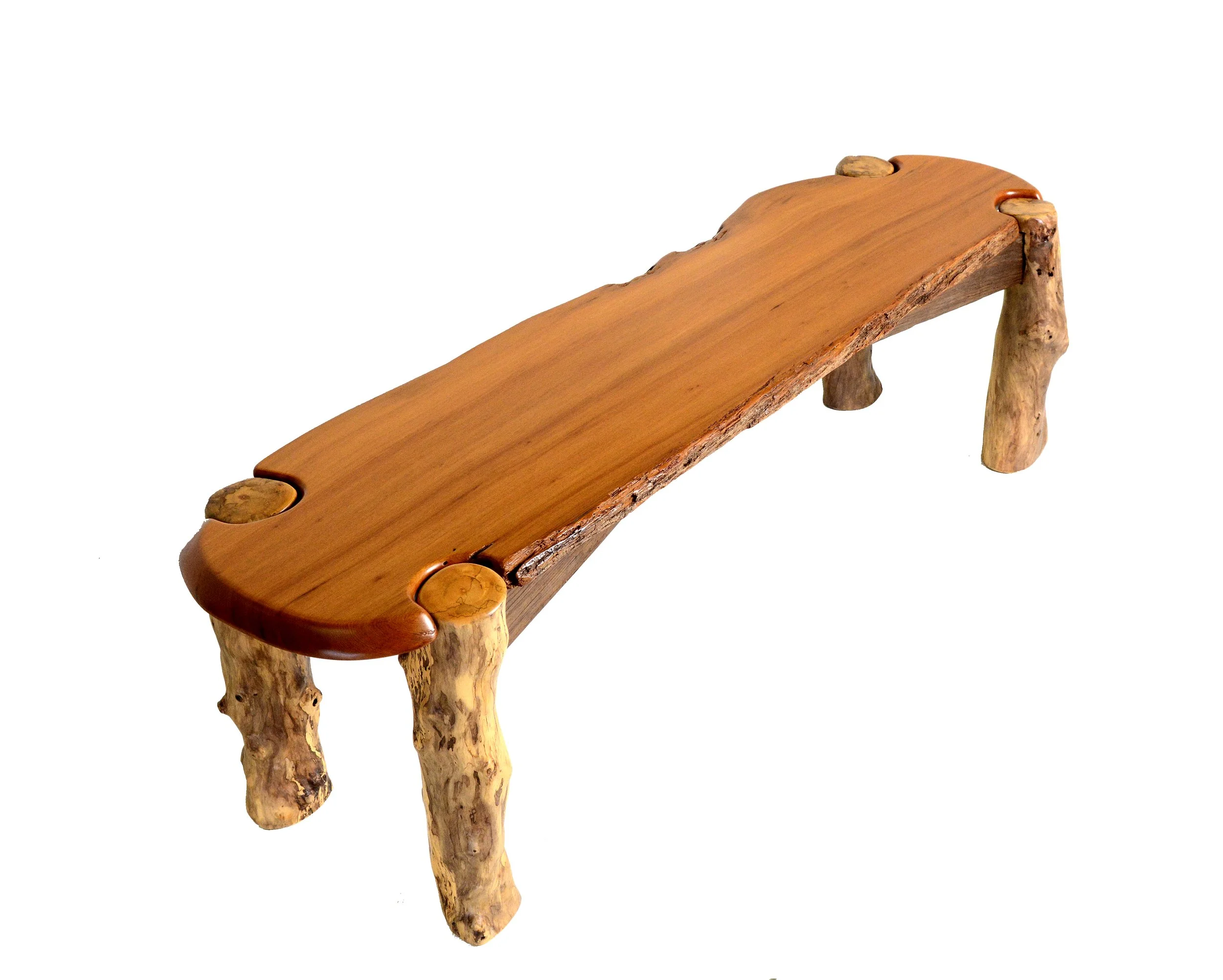 Sinker Cypress and Driftwood Bench