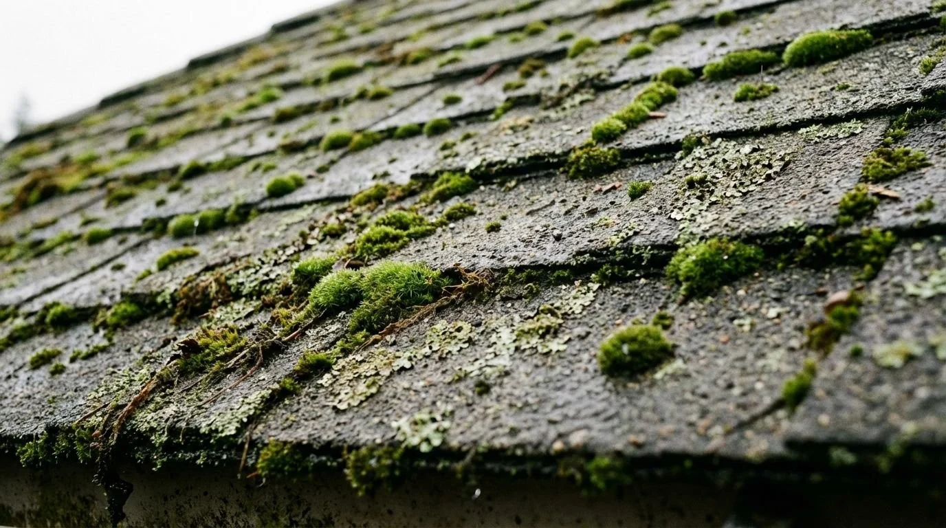 Roof moss abatement