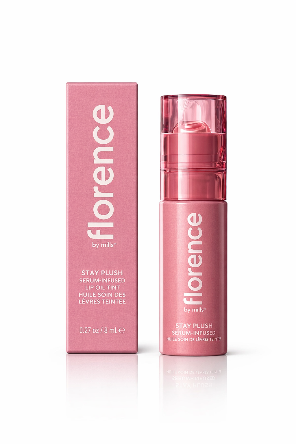 Florence Stay Plush Serum Infused Lip Oil Tint - Bahama Mama