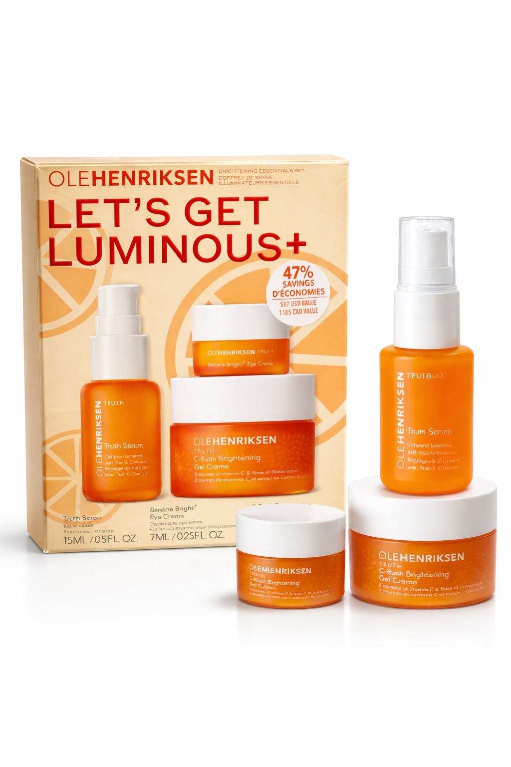 Olehenriksen Let's Get Luminous+ - Travel Size