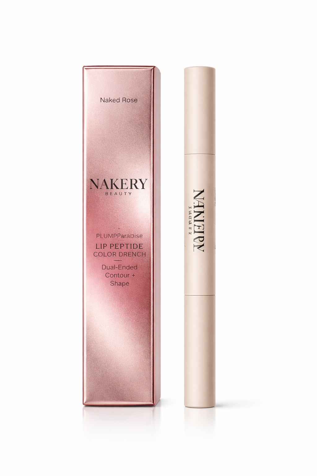 Nakery Beauty PLUMParadise Lip Peptide Color Drench - Naked Rose