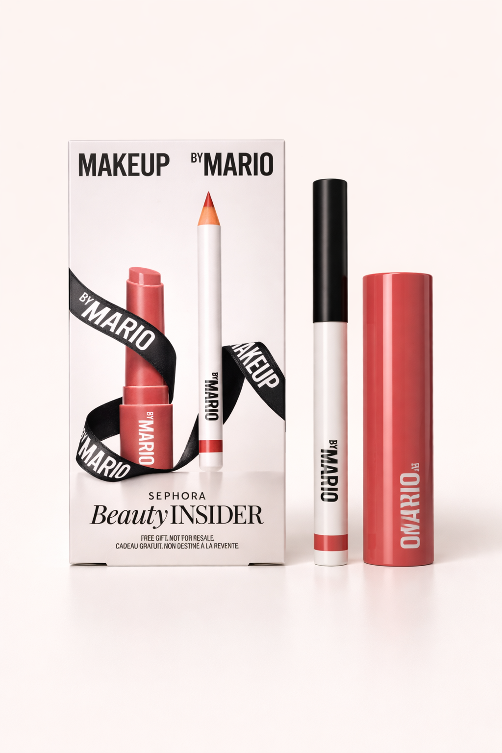 Makeup by Mario Moistureglow Plumping Lip Serum Rosewood Glow & Ultra Suede Sculpting Lip Pencil - Rich Mauve