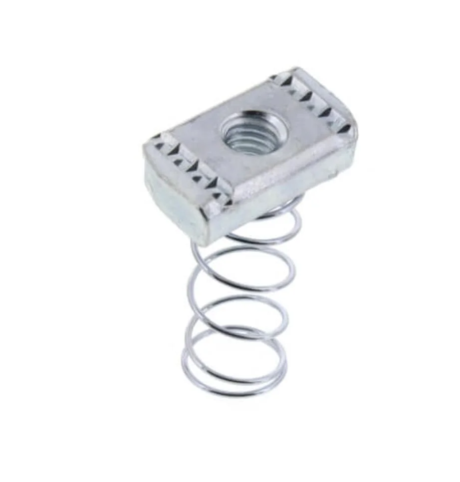 Strut Spring Nut Zinc Plated 3/8"