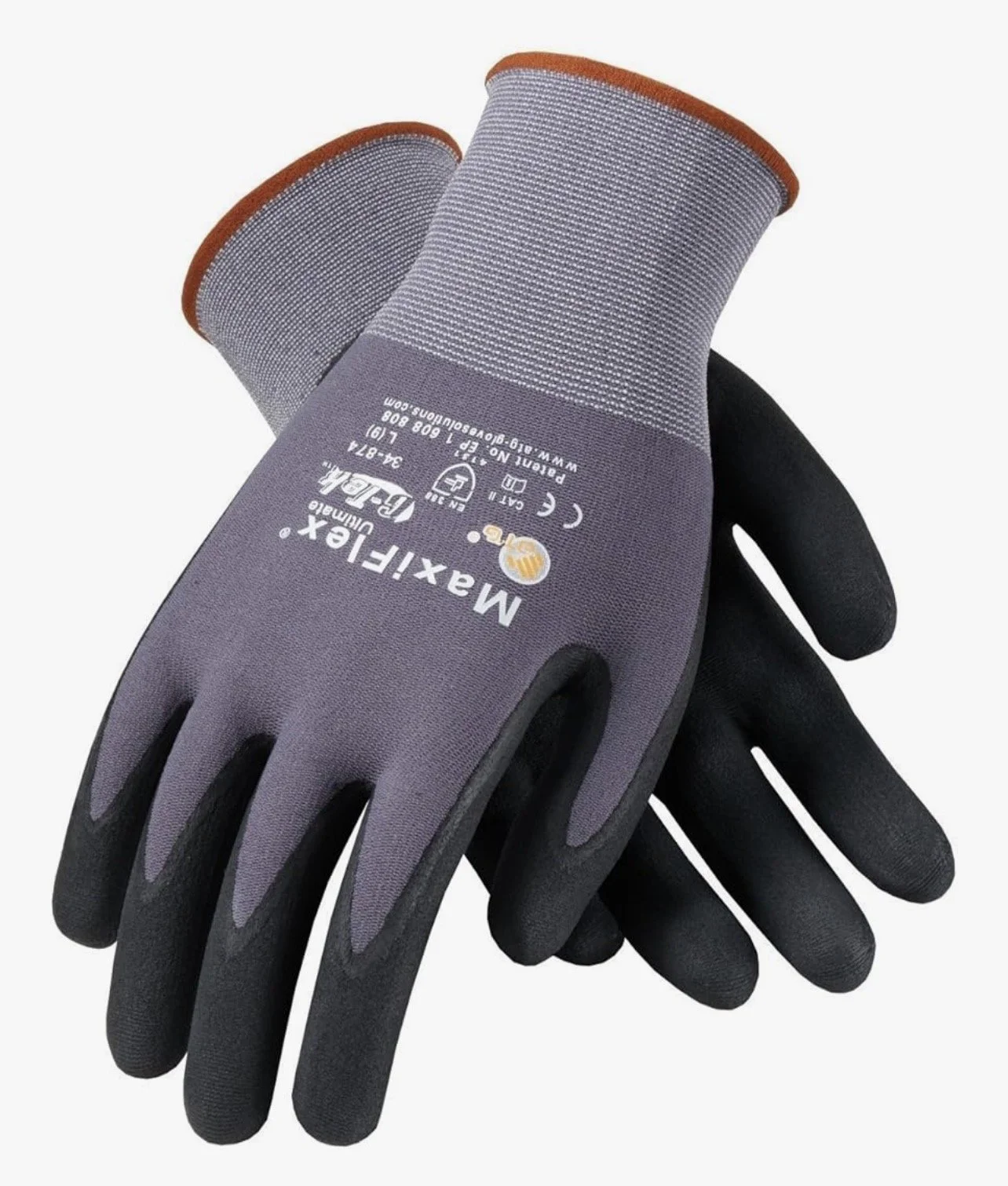 MAXIFLEX KNIT NYLON GLOVES (PAIR)