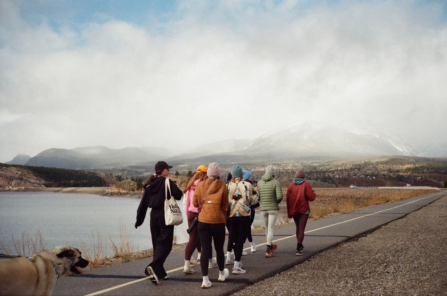 Cold Girl Walks with @halfdays &amp; @hoka