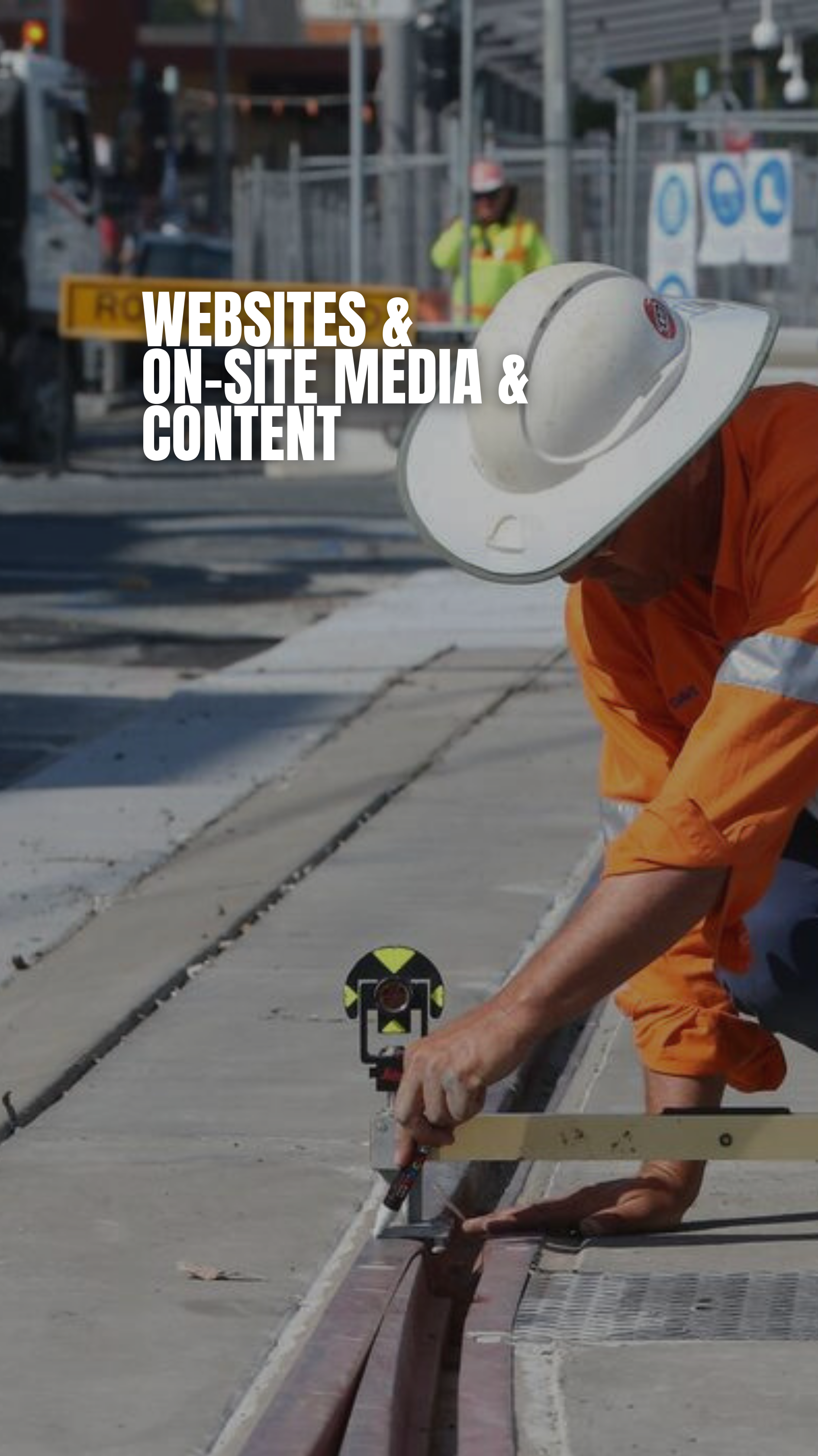 Professional on-site photography, drone footage and video production for construction, civil and infrastructure companies to showcase projects and strengthen brand marketing.