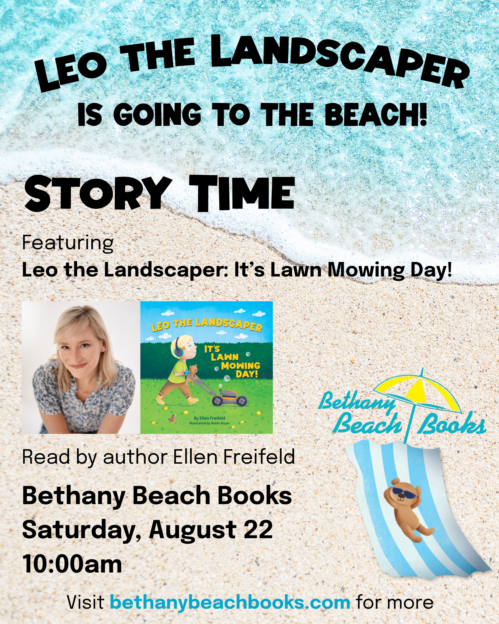 Author Story Time in Bethany Beach, DE