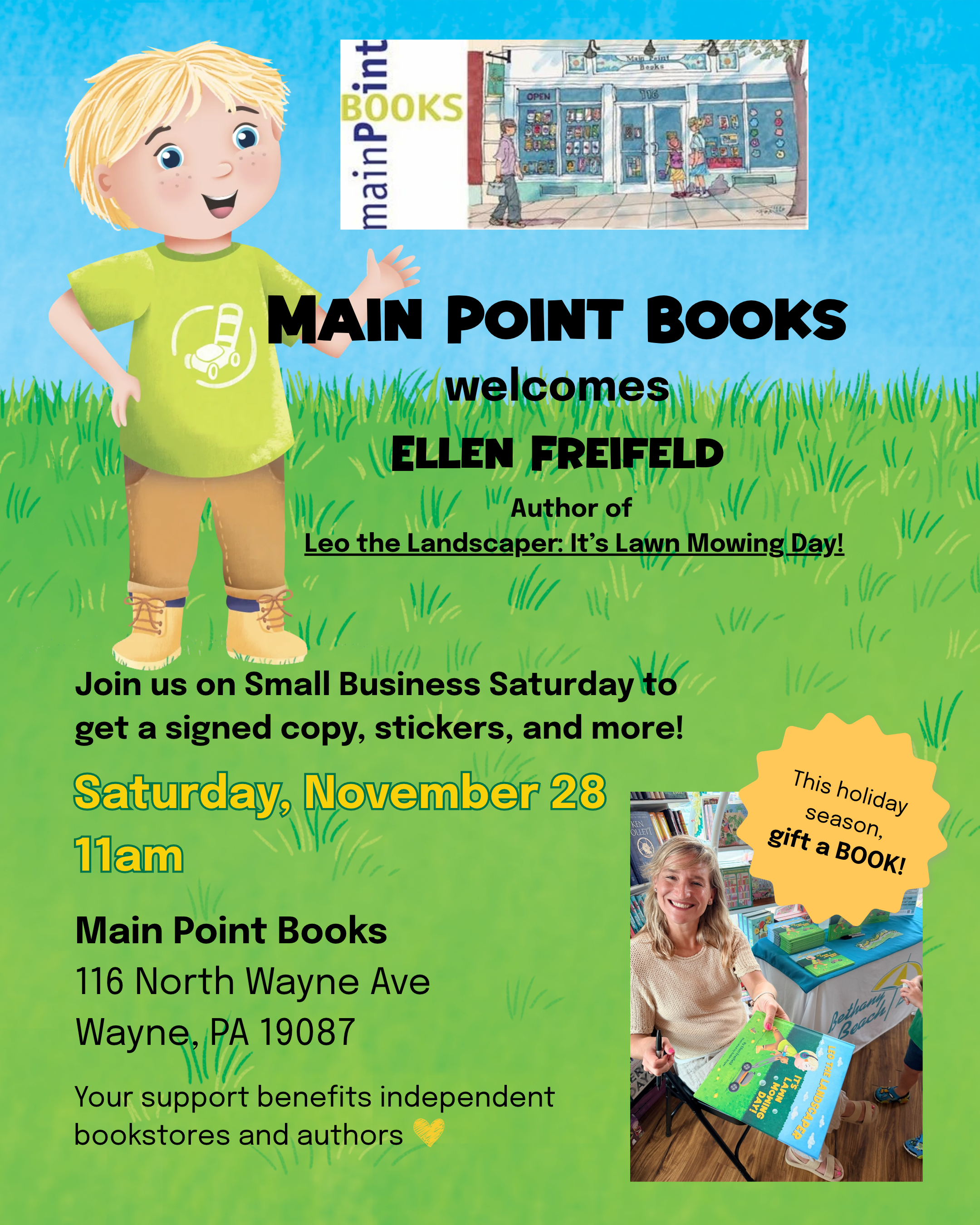 Author Signing @ Main Point Books
