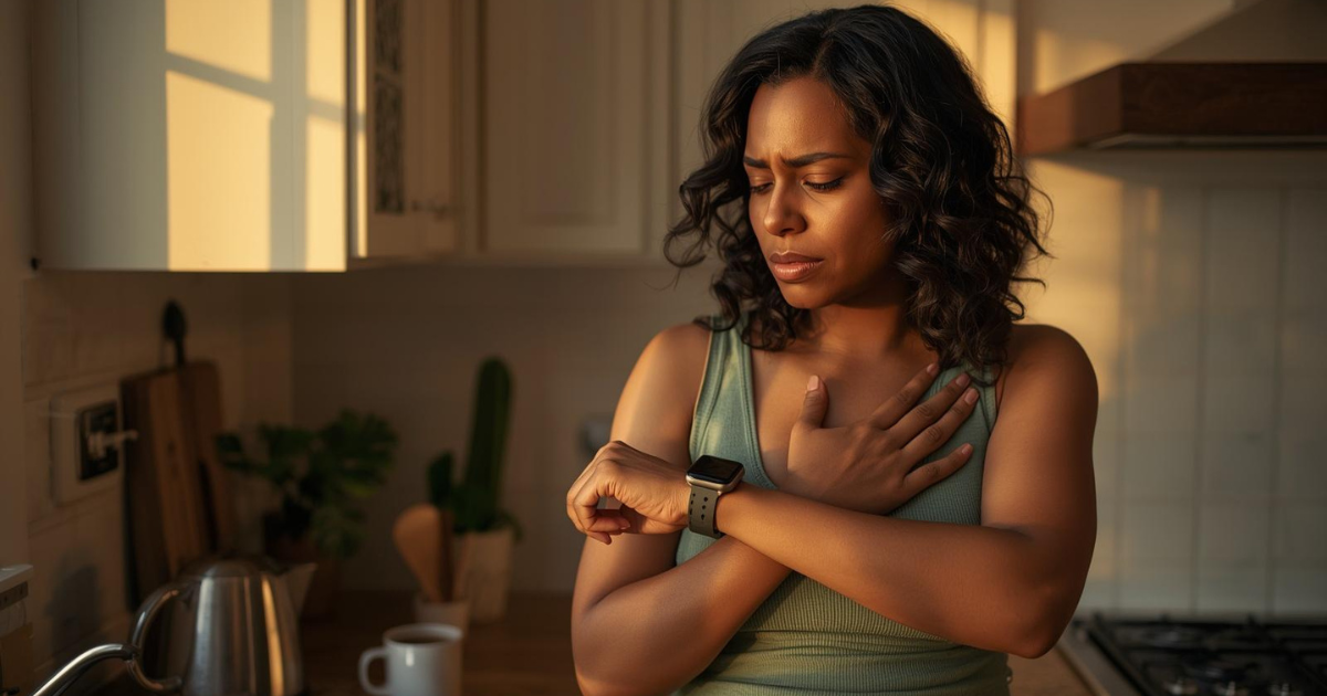 Por qué tu corazón puede sentirse acelerado durante la menopausia (y qué está pasando en tu sistema nervioso)