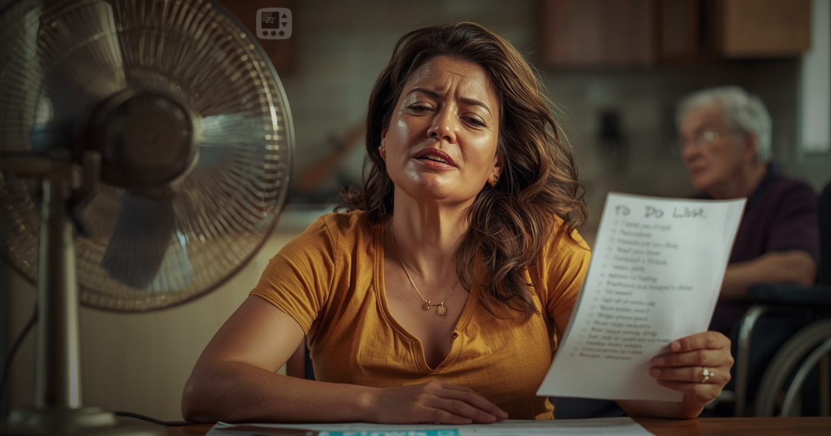 Menopausia y cuidado de padres mayores: por qué te sientes tan agotada (y no es solo una cosa)