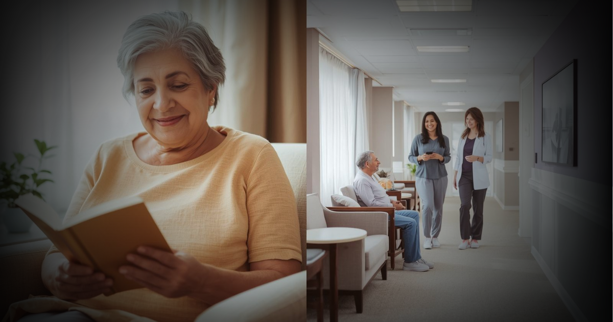 Vida asistida vs. aogar de ancianos — cuál es la diferencia y cuál necesita tu padre o madre