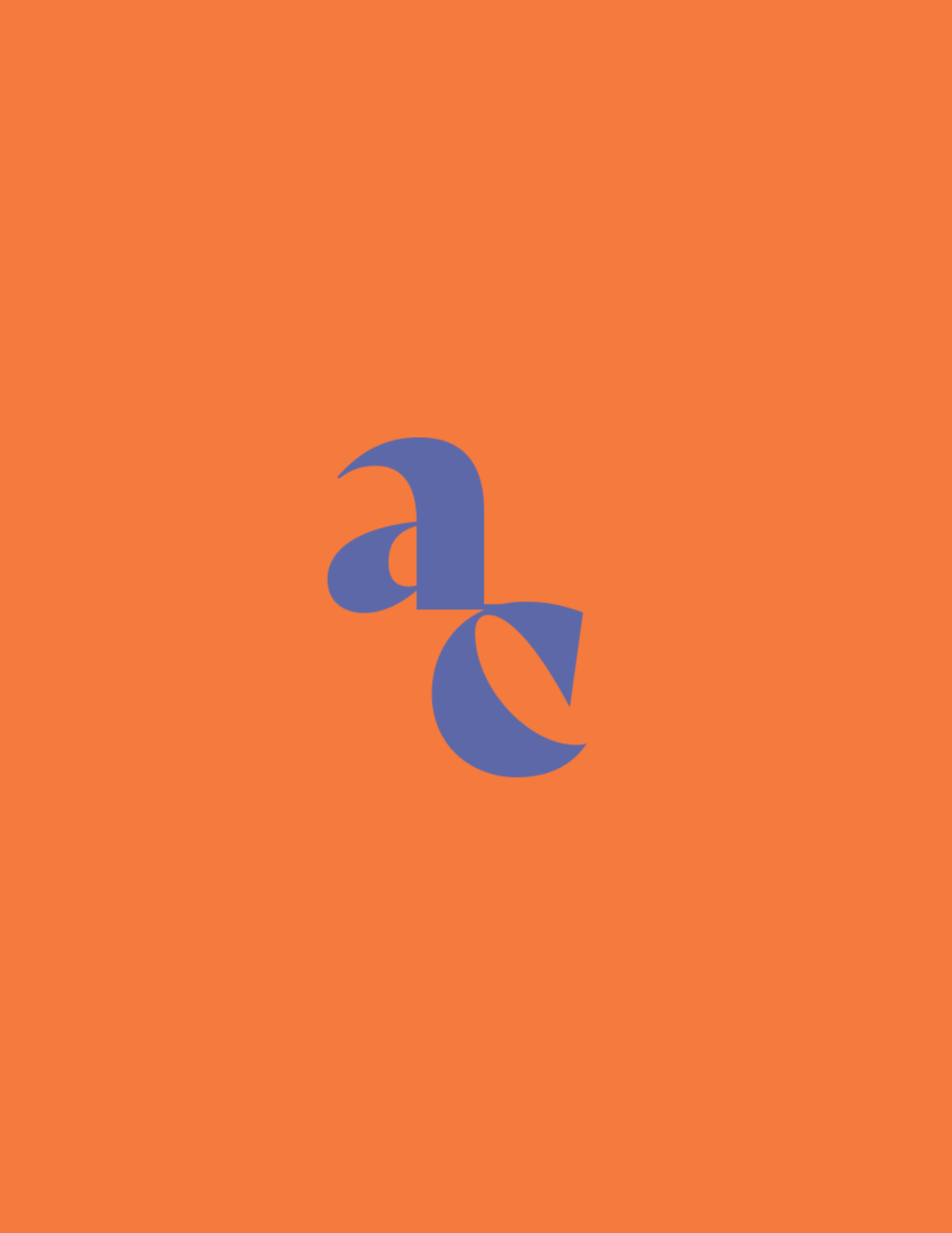Stylized lowercase letters 'a', 'g', and 'e' in blue on an orange background.